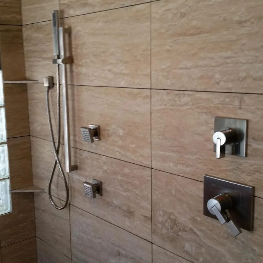 Shower fixture installation for Water Heater Replacement in Aiken